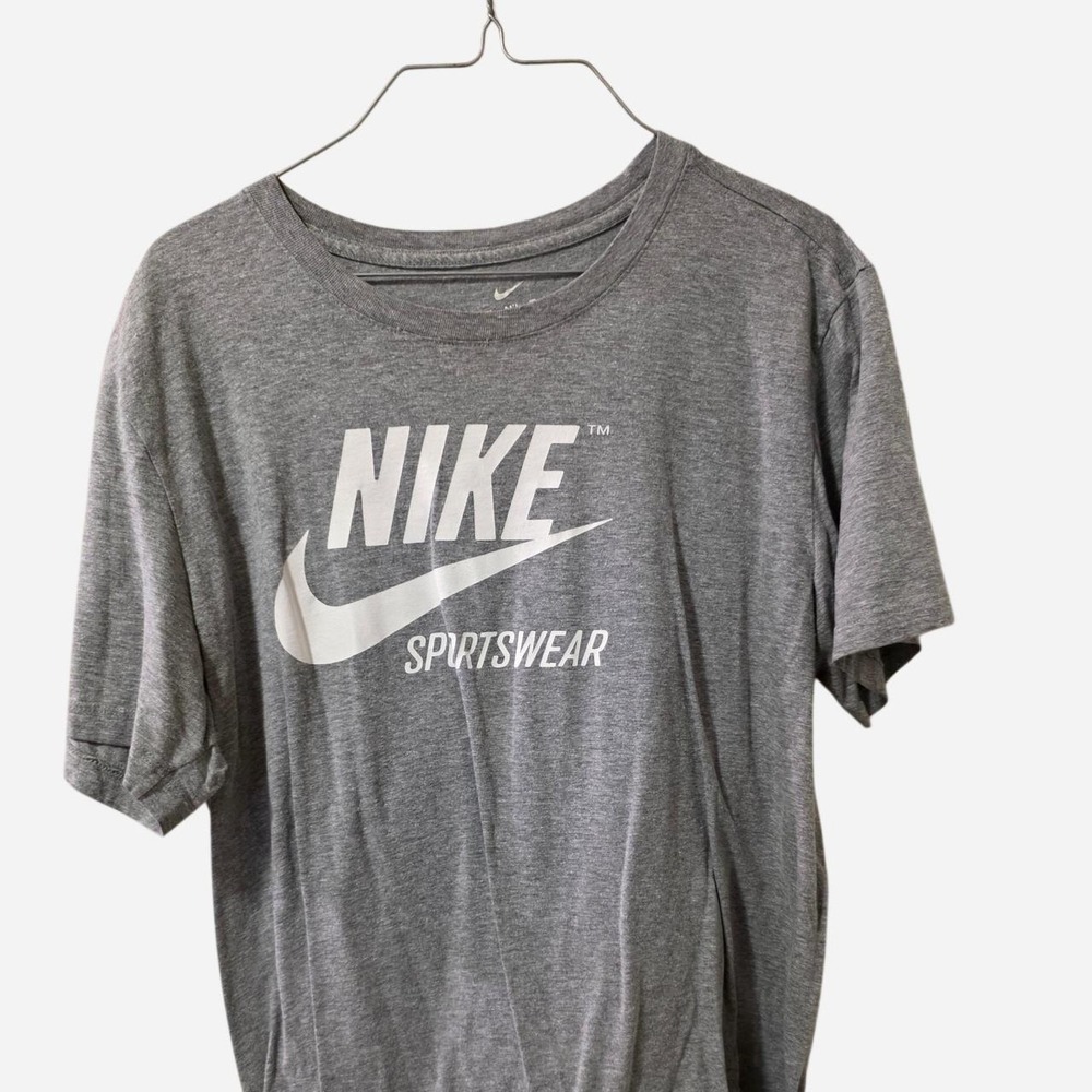 Gray Nike Sportswear T-shirt with white logo